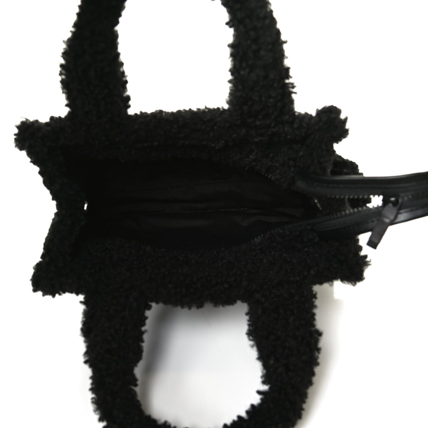 Polyester Cotton The Teddy Traveler Tote Bag Black