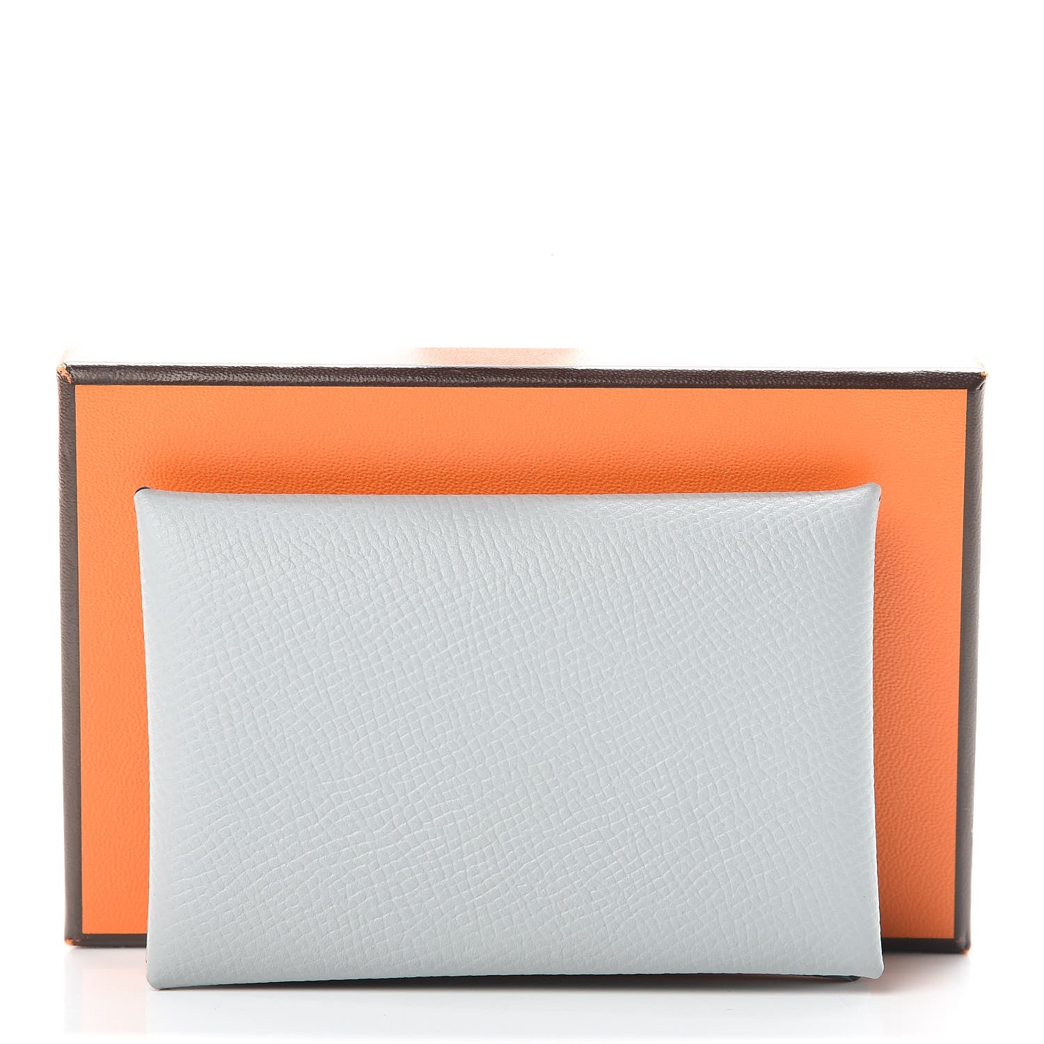 Hermes Epsom Verso Calvi Card Case Bleu Glacier Bleu Brighton 8 of 8
