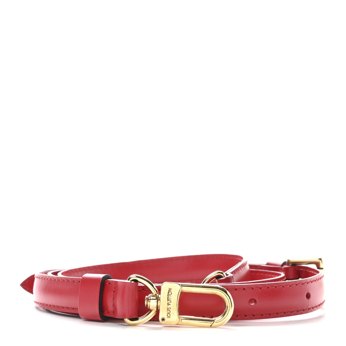 Calfskin 16mm Adjustable Shoulder Strap Red