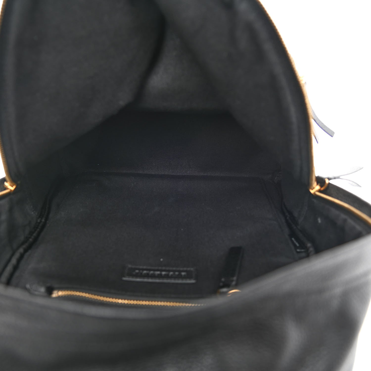Burberry Mega Check Calfskin Abbeydale Simple Backpack Black Camel 6 of 9
