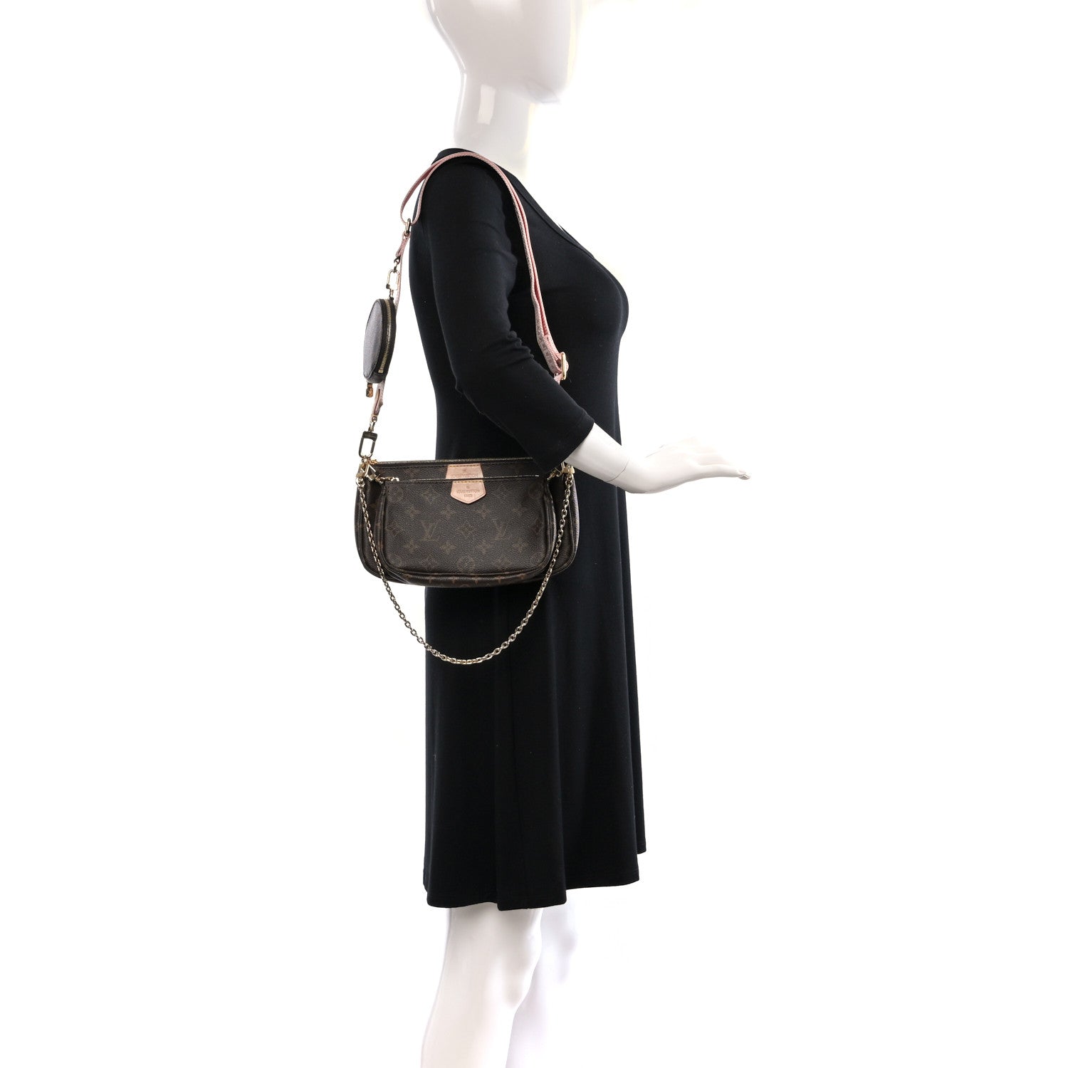 Louis Vuitton Monogram Multi Pochette Accessories Rose Clair 2 of 18