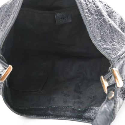 Gucci Guccissima Large New Ladies Web Hobo Black 5 of 11