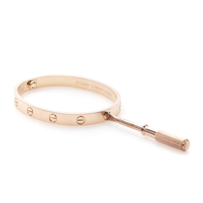 Cartier 18K Pink Gold LOVE Bracelet 16 4 of 7