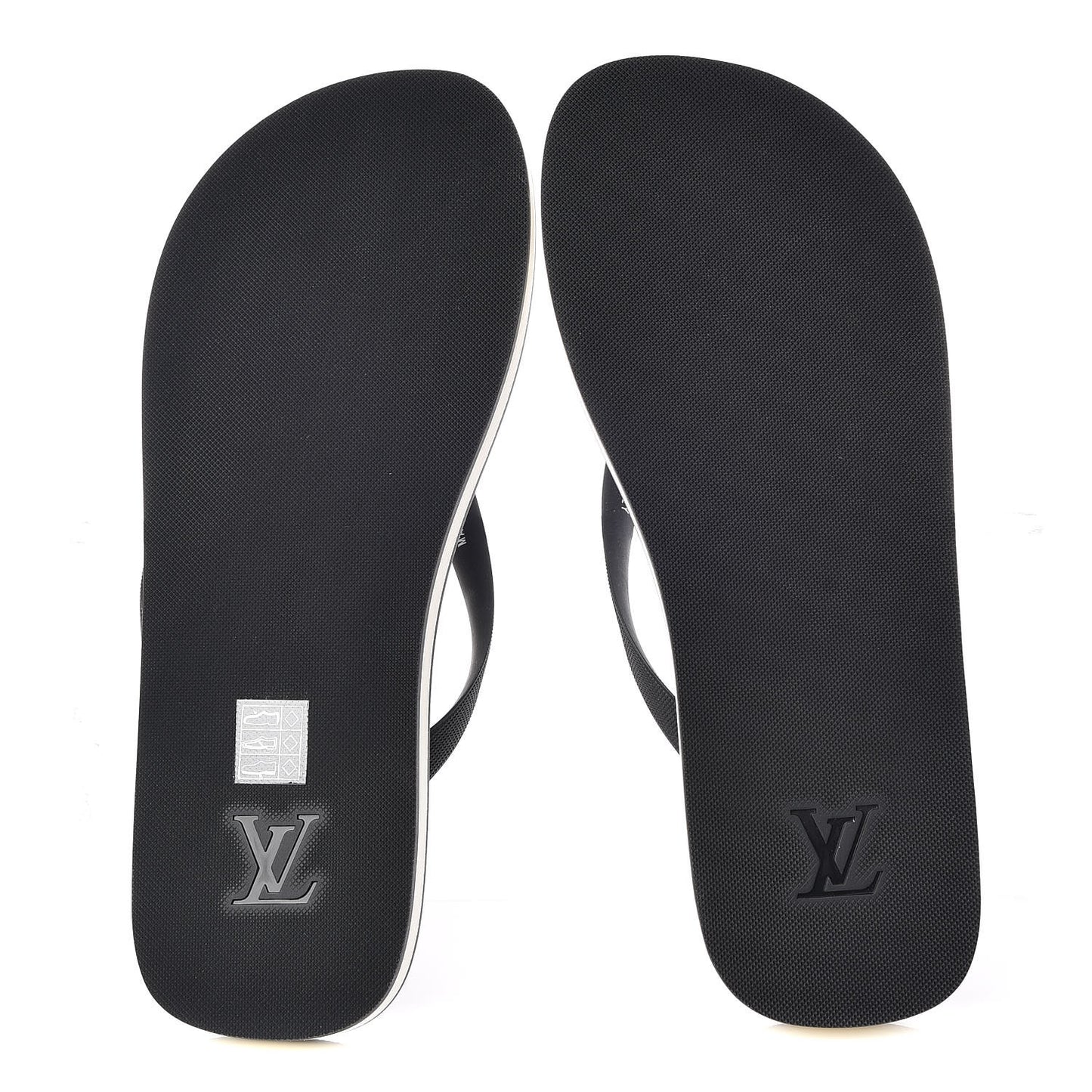 Rubber Mens Molitor Thong Sandals 9 Black