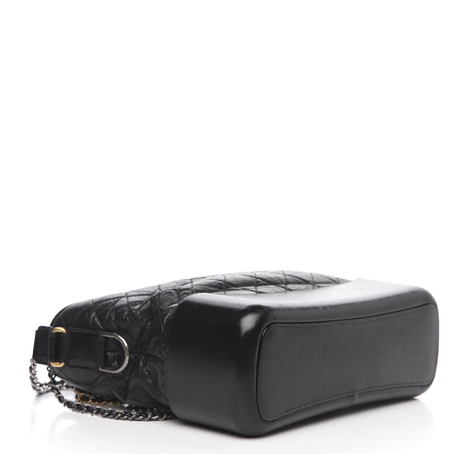 Chanel Aged Calfskin Quilted Medium Gabrielle Hobo Black 6 of 15