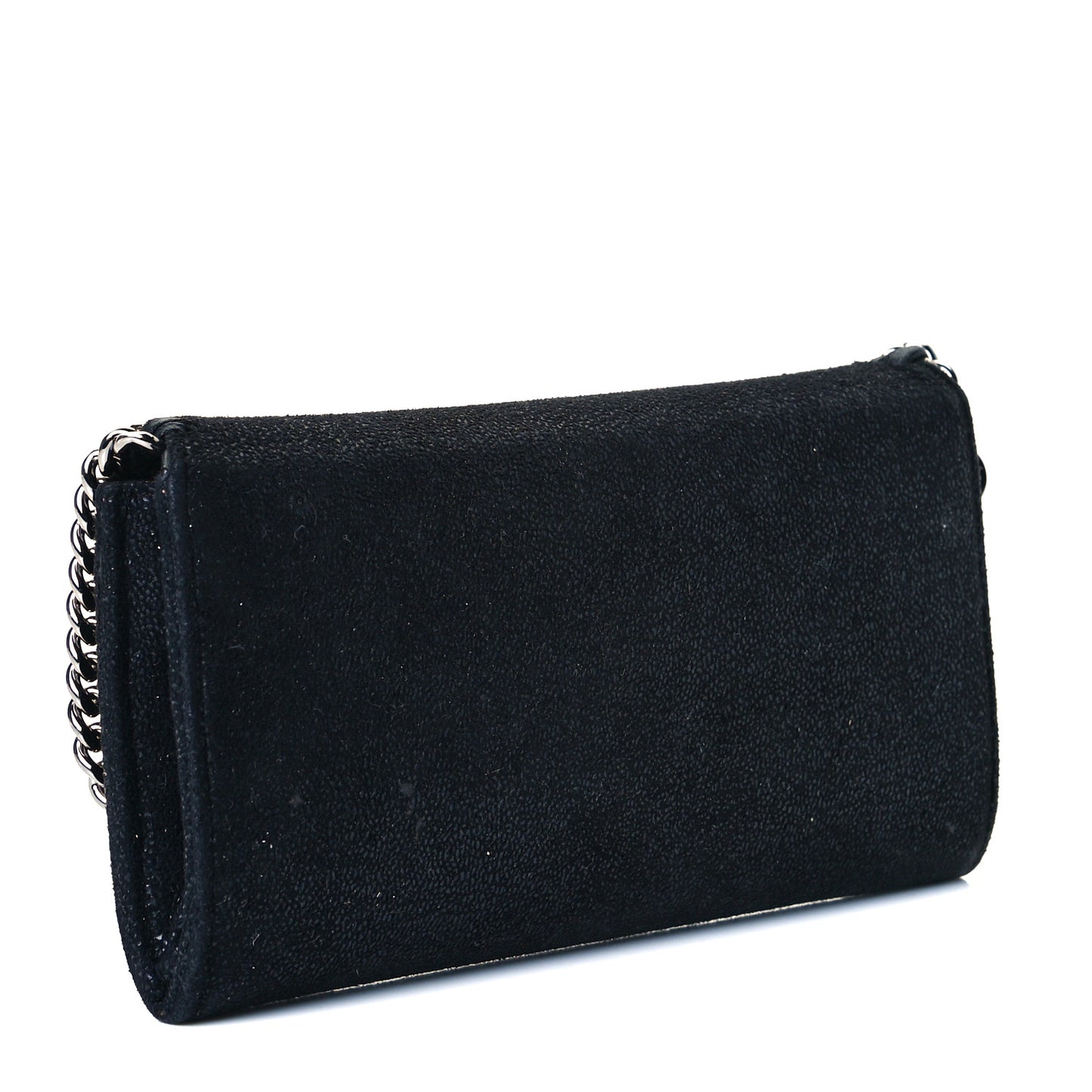 Shaggy Deer Falabella Flap Wallet Black