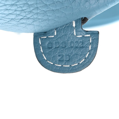 Hermes Taurillon Clemence Evelyne 23 Poche III New Blue Jean 6 of 10