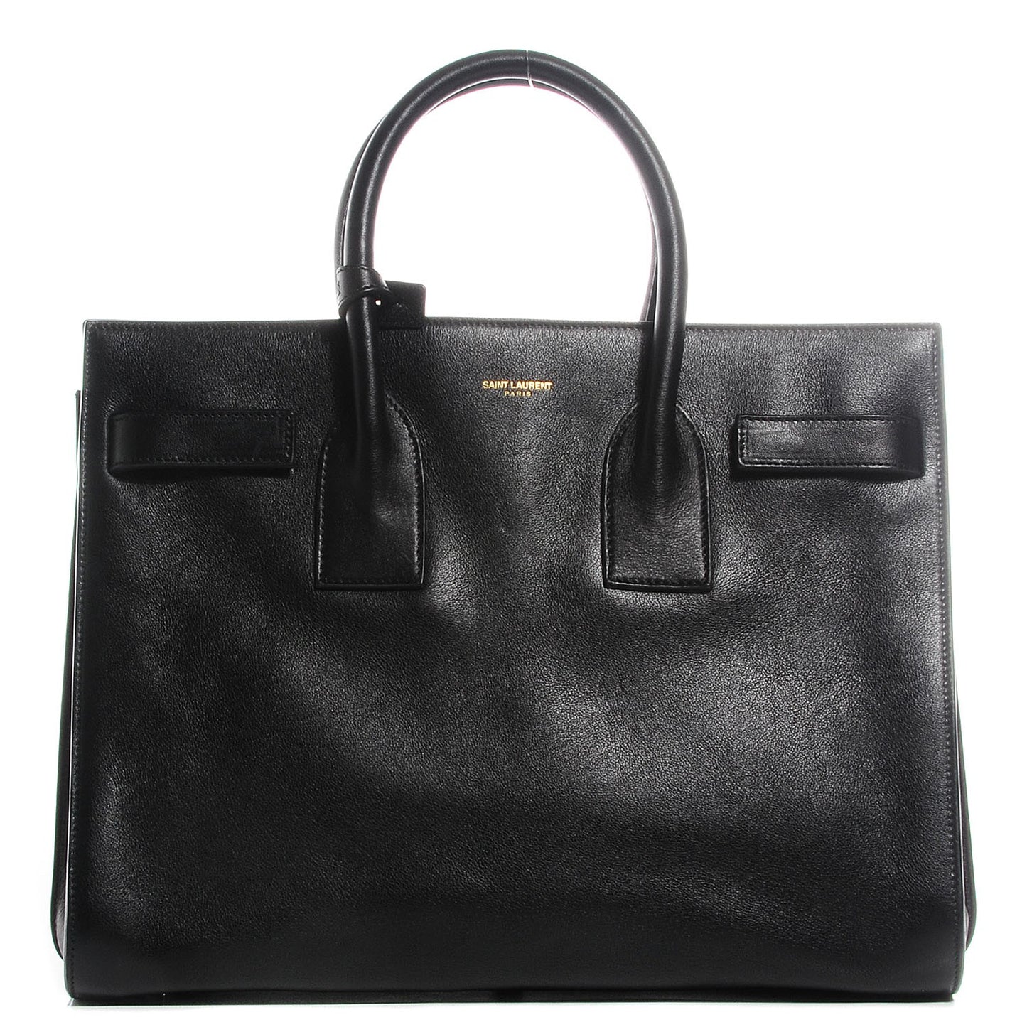 Calfskin Small Sac De Jour Black