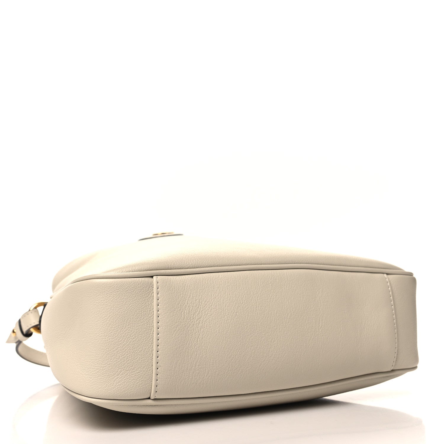 Gucci Softy Wonka Textured Dollar Calfskin Medium Diana Bamboo Shoulder Bag Mystic White Hibiscus Red 4 of 10