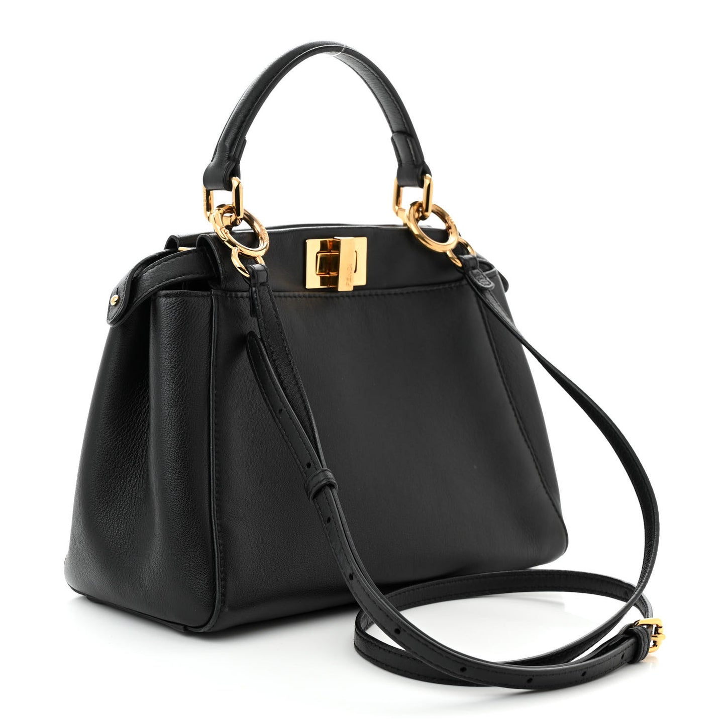 Nappa Mini Peekaboo Iconic Satchel Black