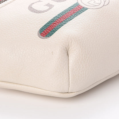 Gucci Grained Calfskin Small Logo Belt Bag White 8 of 9