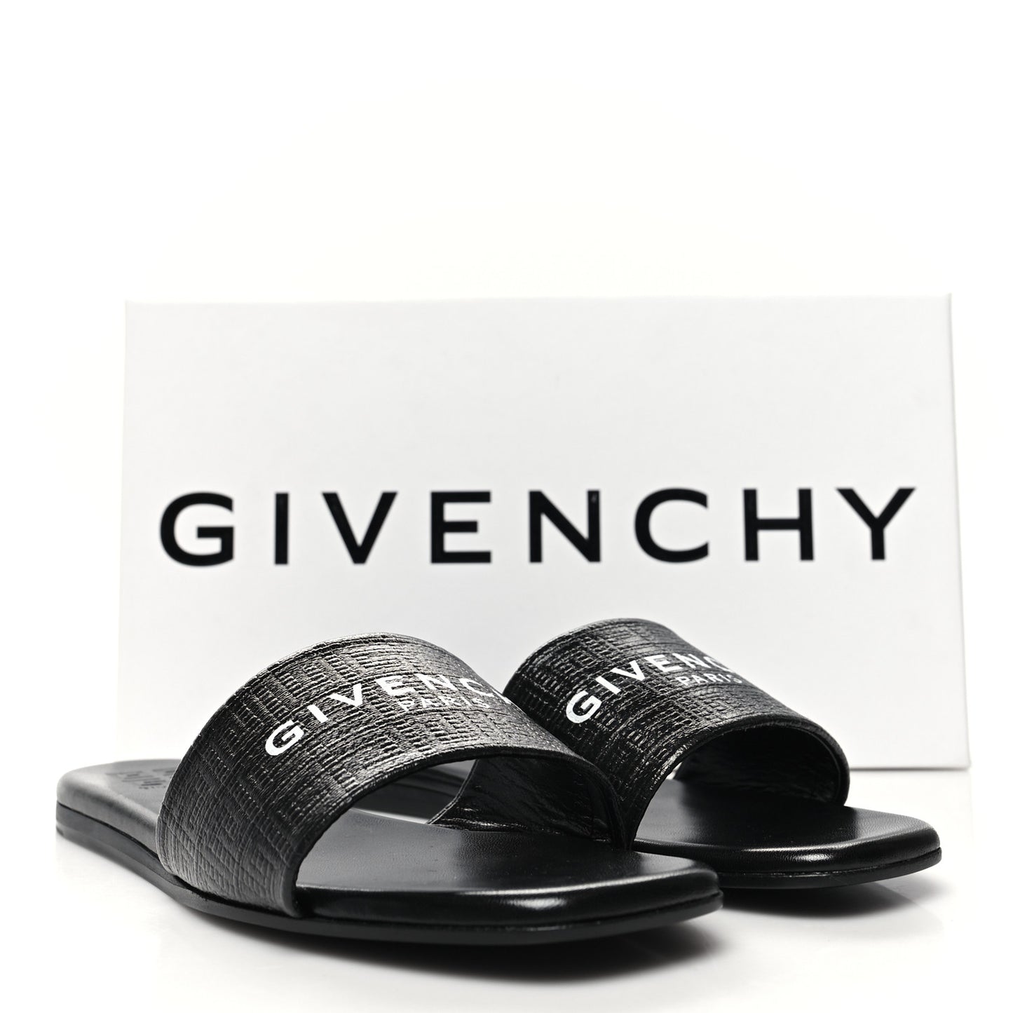 Logo 4G Flat Sandals 37.5 Black