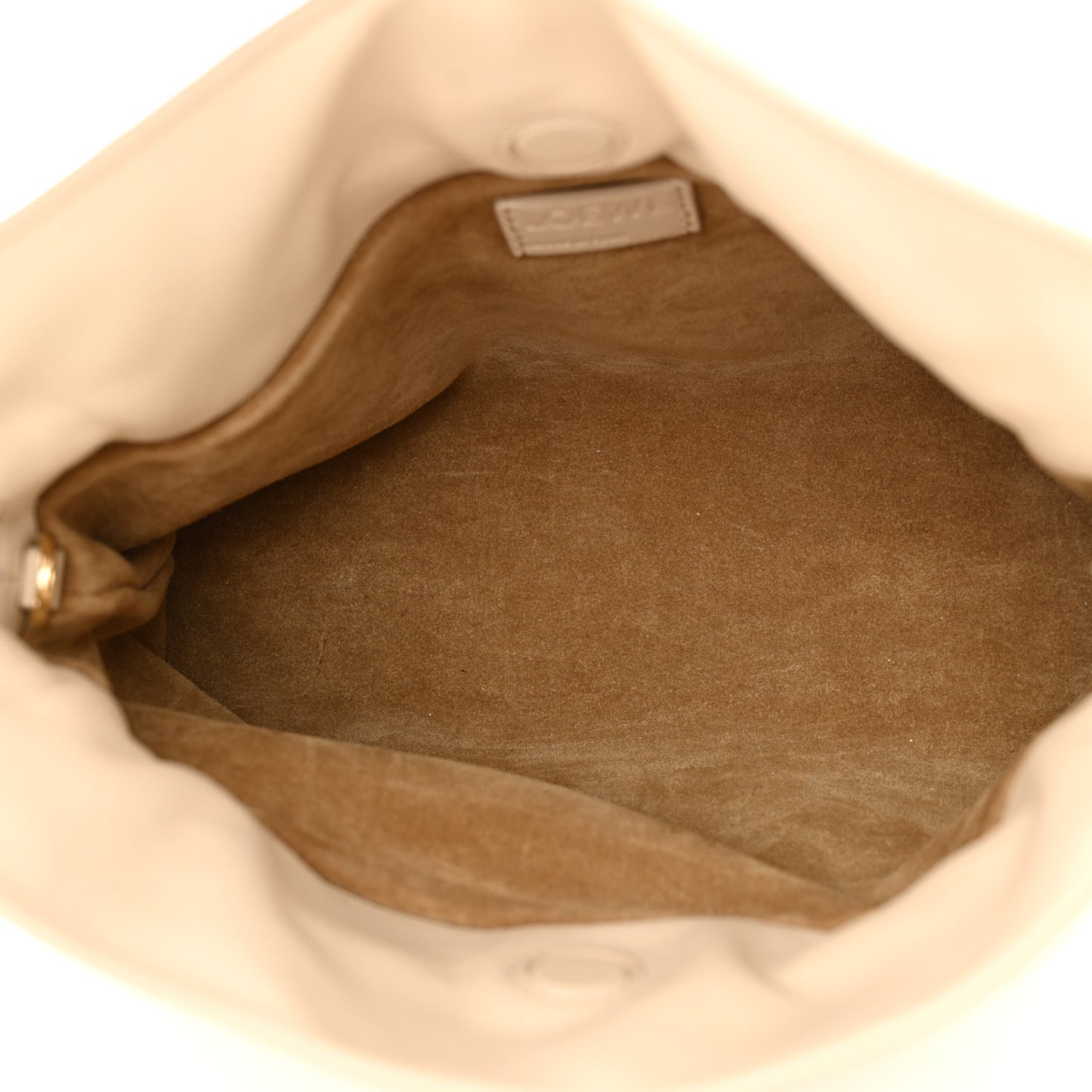 Calfskin Mini Flamenco Knot Clutch Angora