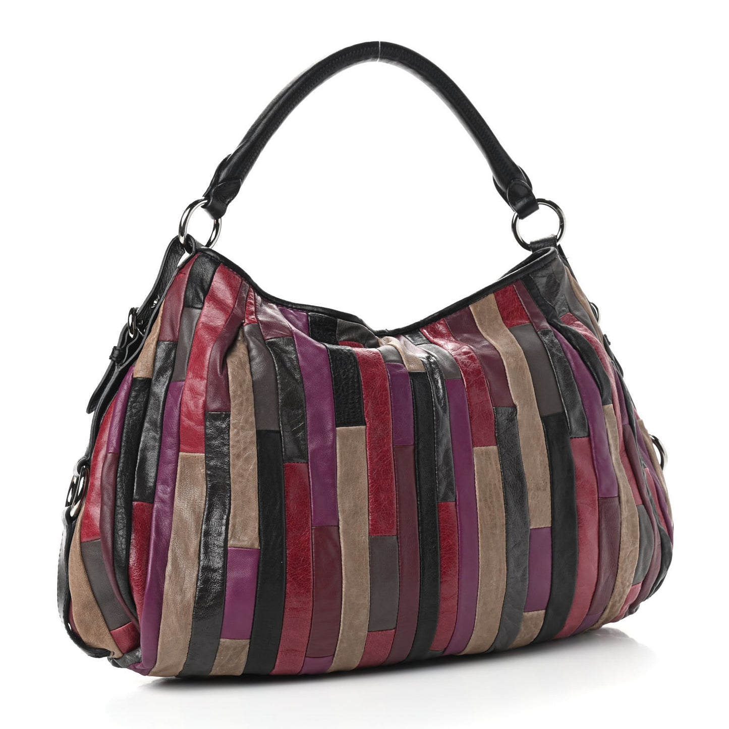 Nappa Large Patchwork Tote Amarena