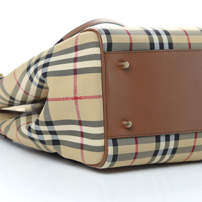 Burberry Horseferry Check Small Canterbury Tote Honey 10 of 11