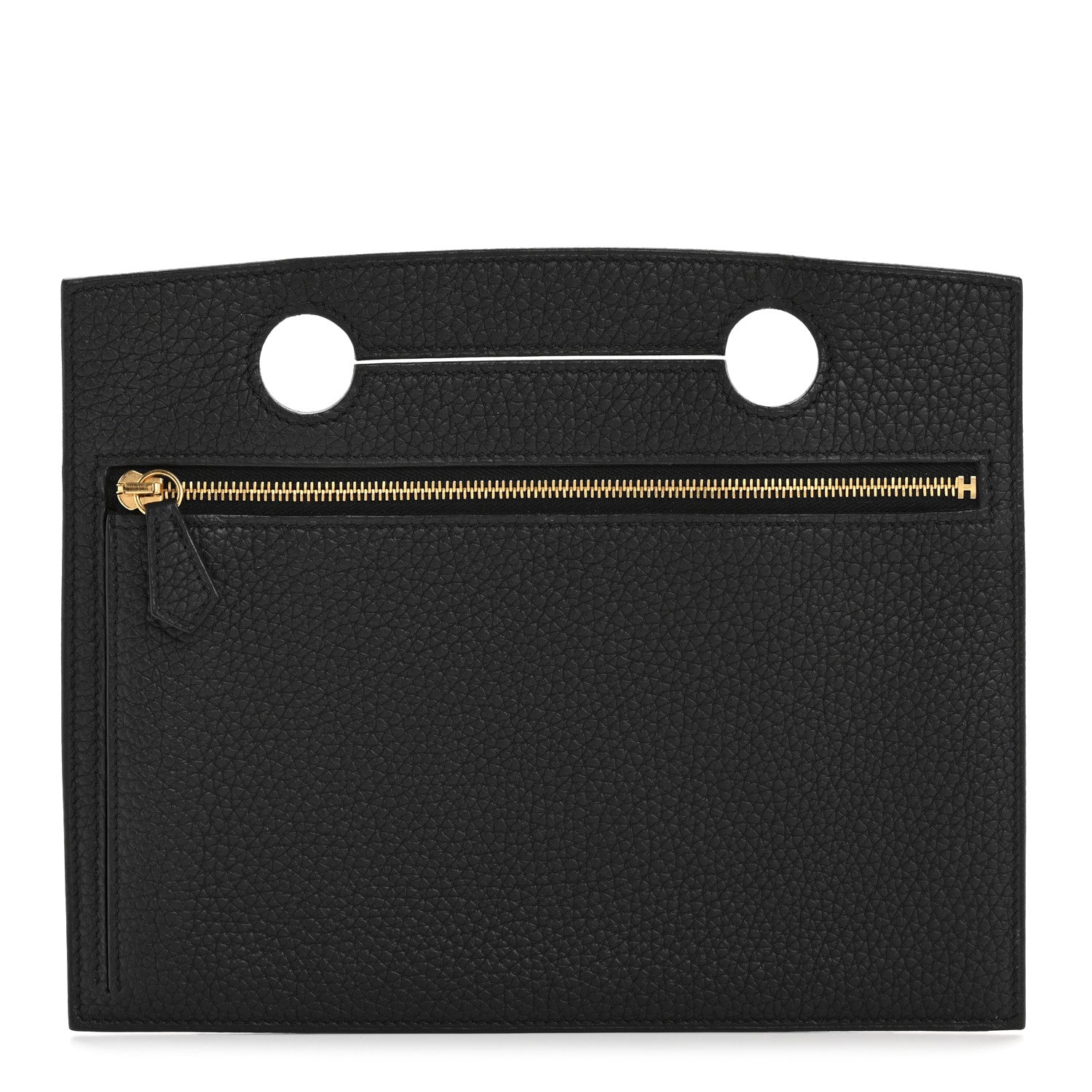 Hermes Togo Backpocket Pouch 25 Black 1 of 9
