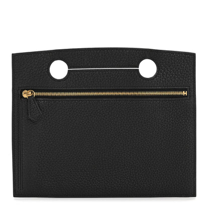 Hermes Togo Backpocket Pouch 25 Black 1 of 9