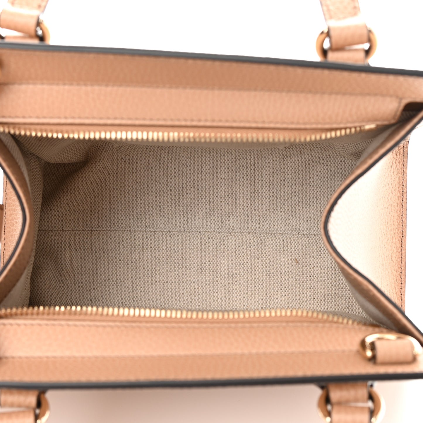 Dollar Calfskin Medium Soho Top Handle Satchel Camelia