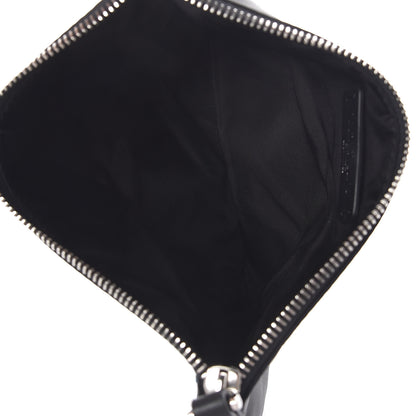 Valentino Garavani Nylon Embroidered Arcade Wristlet Pouch Black 5 of 6