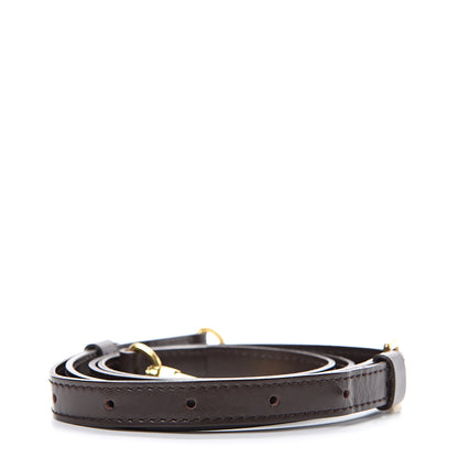 Louis Vuitton Calfskin 16mm Adjustable Shoulder Strap Brown 2 of 4