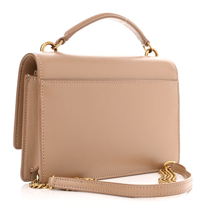 Saint Laurent Calfskin Monogram Sunset Chain Wallet Nude Powder 3 of 10
