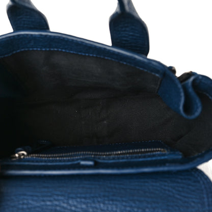 3.1 Phillip Lim Textured Calfskin Mini Pashli Satchel Ink 5 of 11