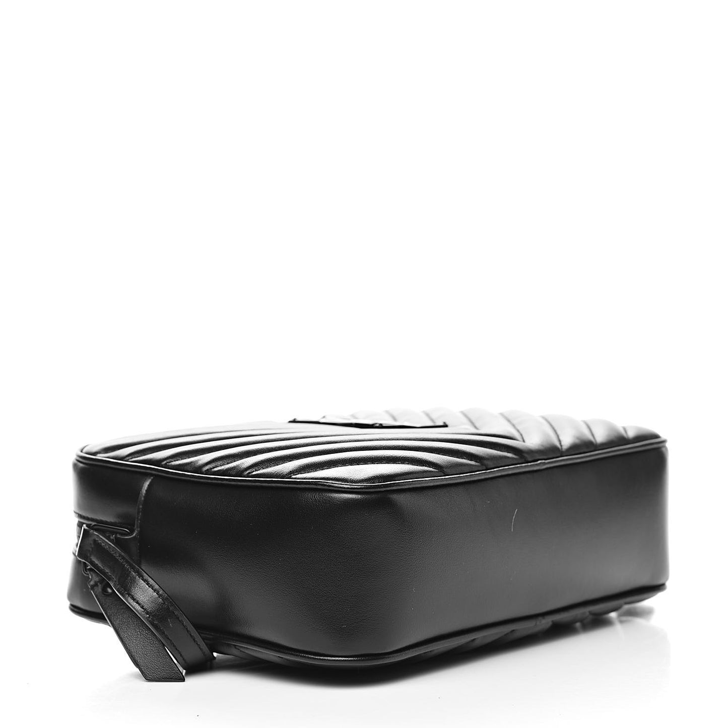 Calfskin Matelasse Monogram Lou Camera Bag Black