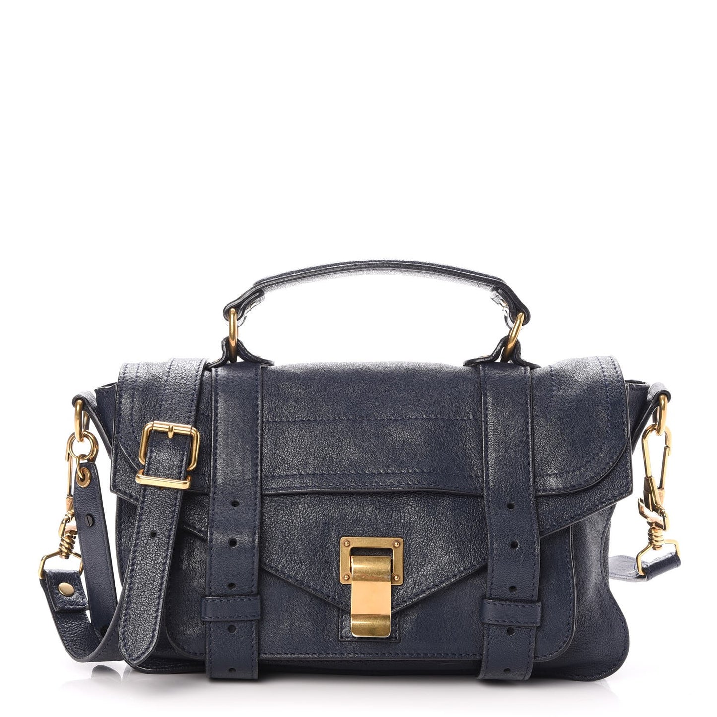 Lambskin Tiny PS1 Satchel Midnight