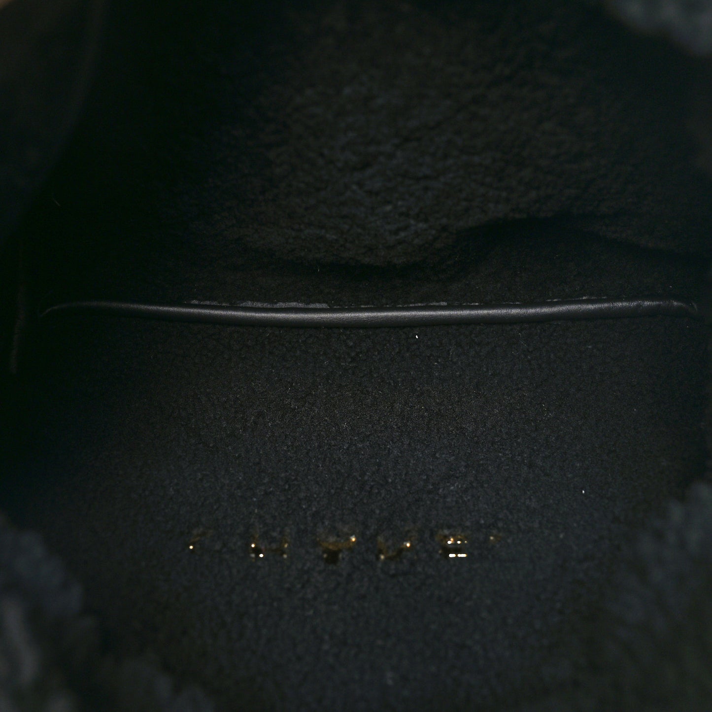 Aged Lambskin Shearling Quilted Small Chanel 22 Black