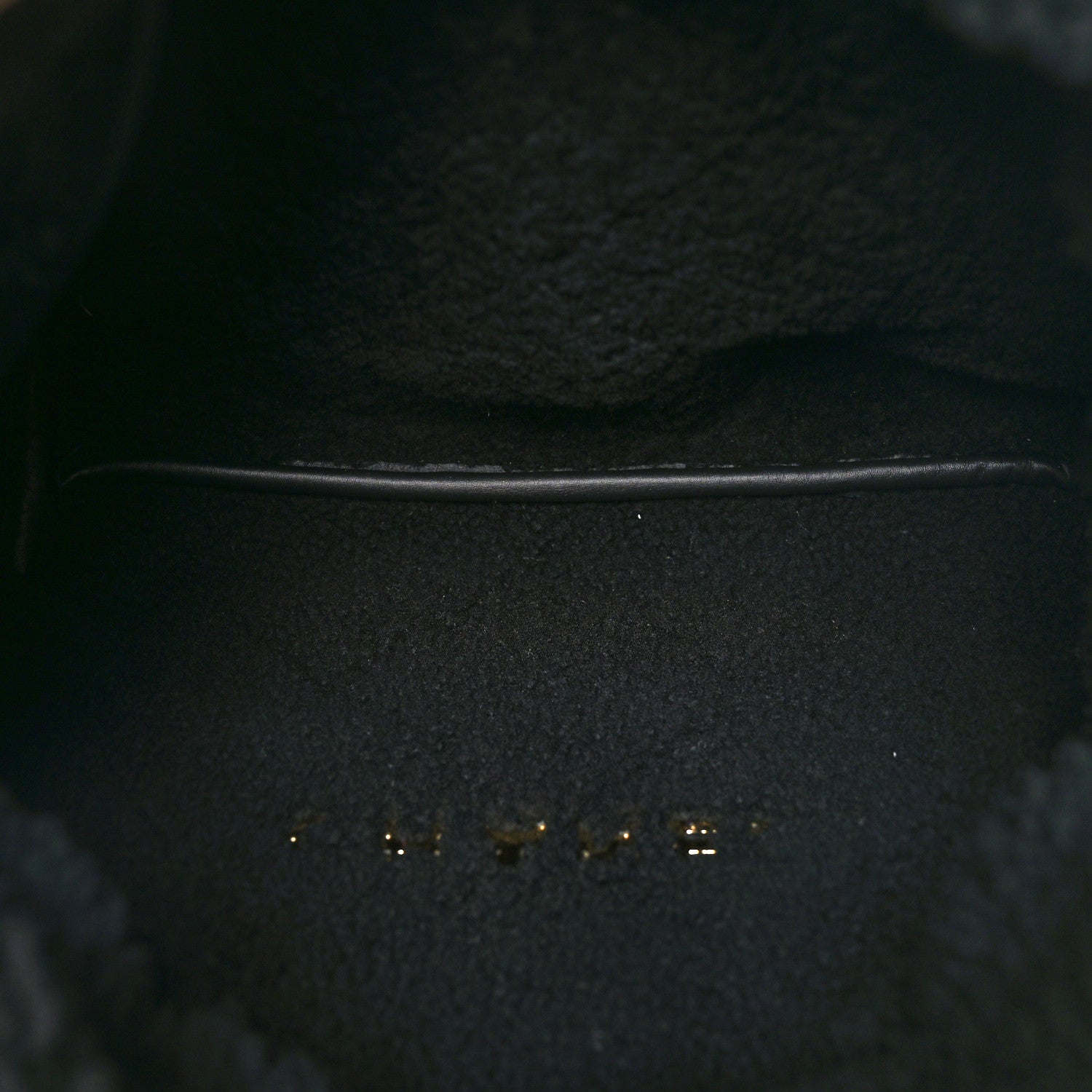 Chanel Aged Lambskin Shearling Quilted Small Chanel 22 Black 8 of 12