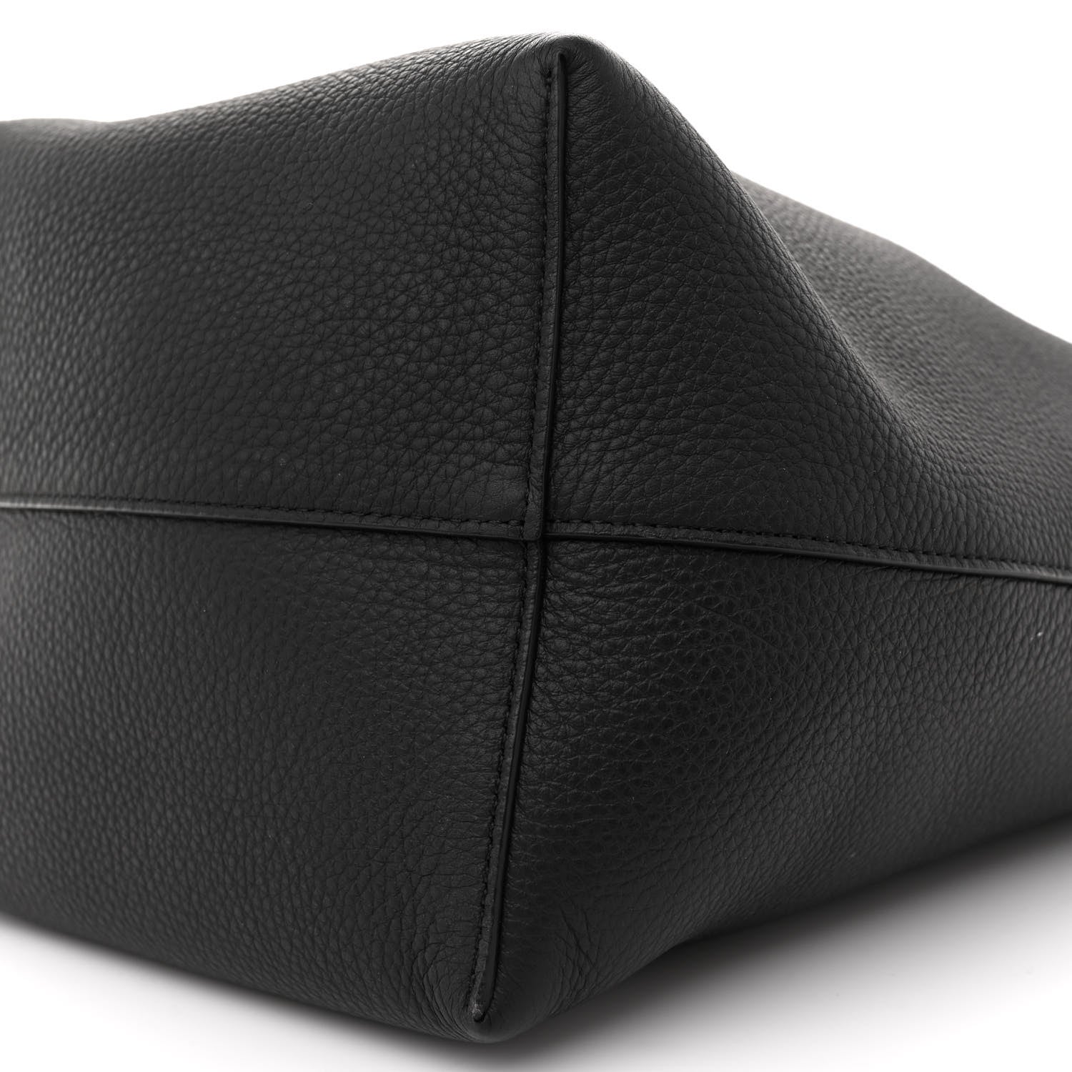 The Row Grained Calfskin Medium N/S Park Tote Black 9 of 10