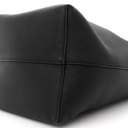 The Row Grained Calfskin Medium N/S Park Tote Black 9 of 10