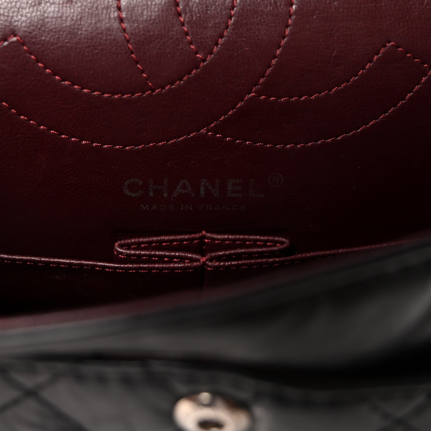 Chanel Aged Calfskin Quilted 2.55 Reissue 225 Flap Black 6 of 10