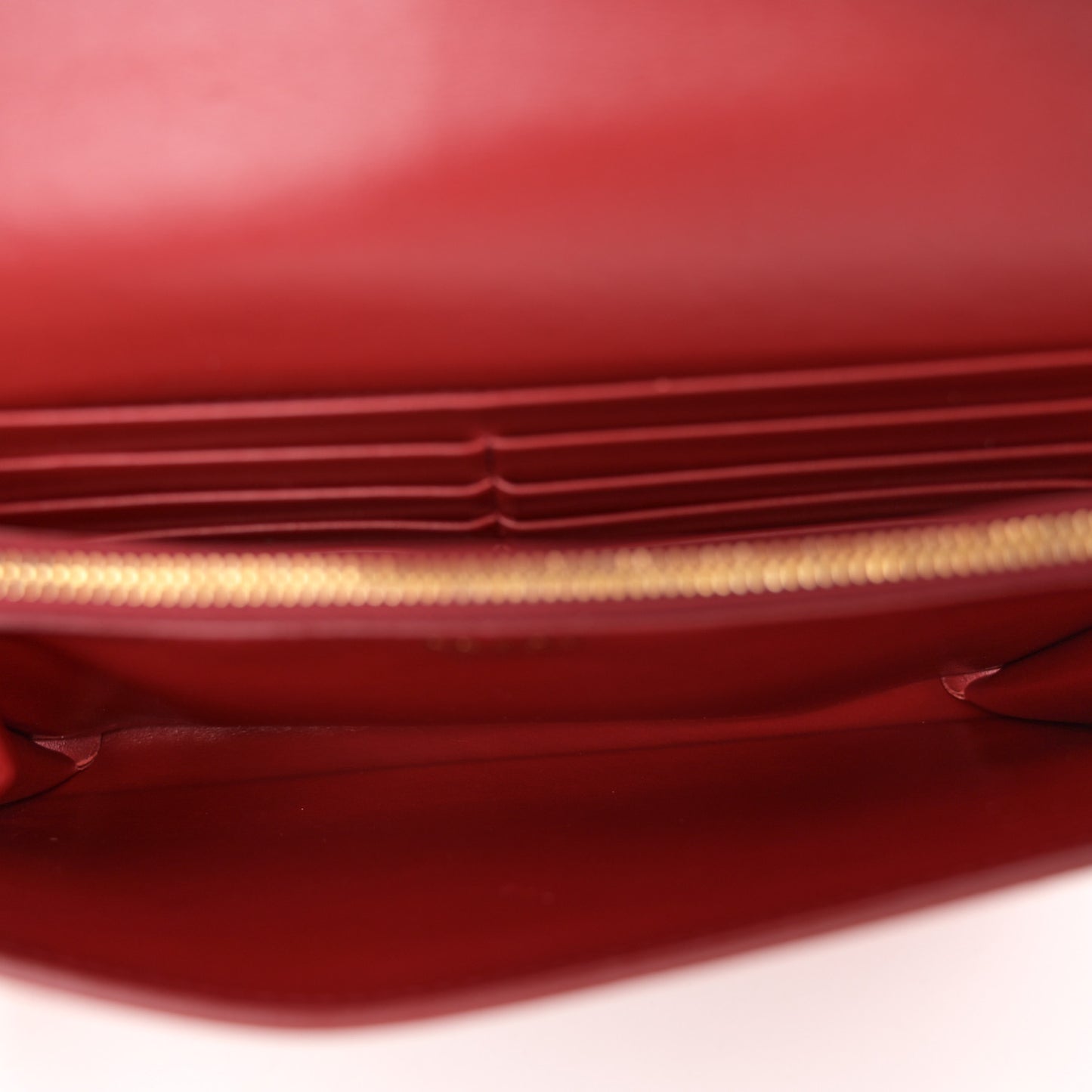 Saffiano Wallet With Shoulder Strap Fuoco