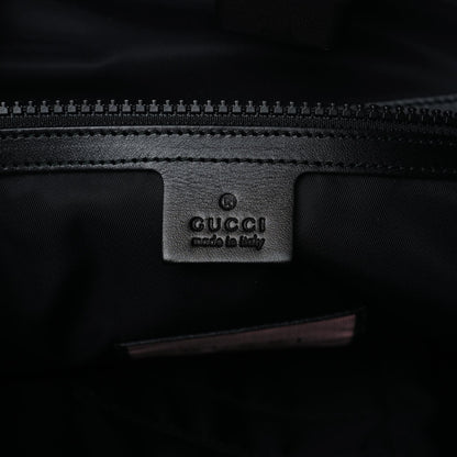 Gucci Techno Canvas GucciGhost Double Buckle Backpack Blue Agata Hibiscus Red 8 of 9