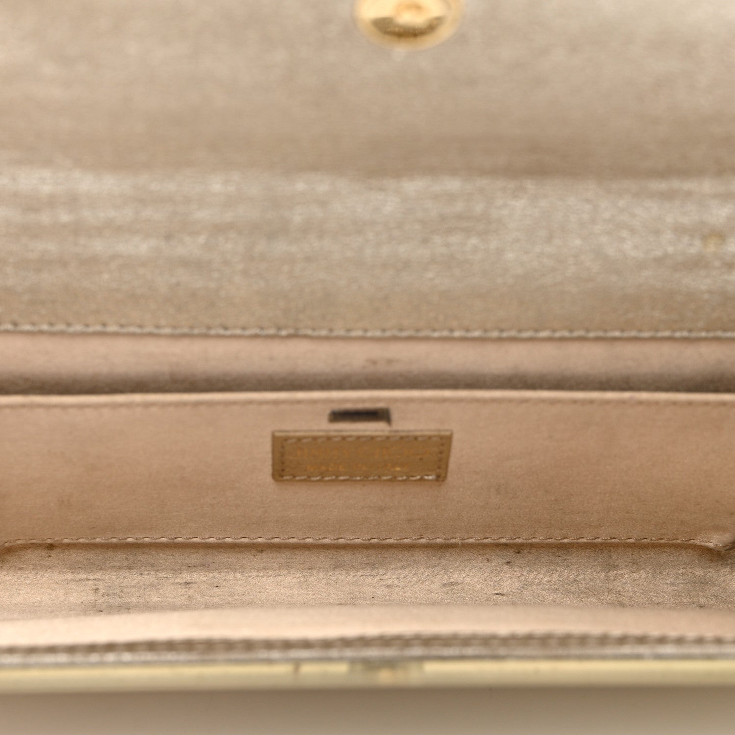 Jimmy Choo Acrylic Glitter Sweetie Clutch Champagne 4 of 8