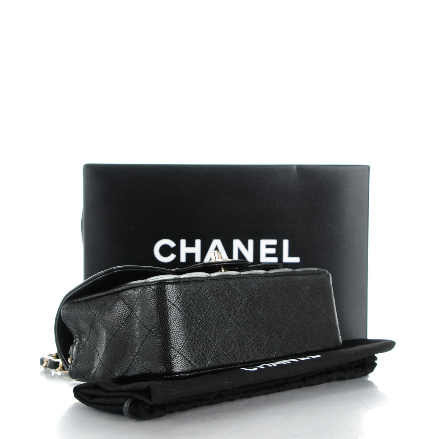 Chanel Caviar Quilted Mini Rectangular Flap Black 4 of 8