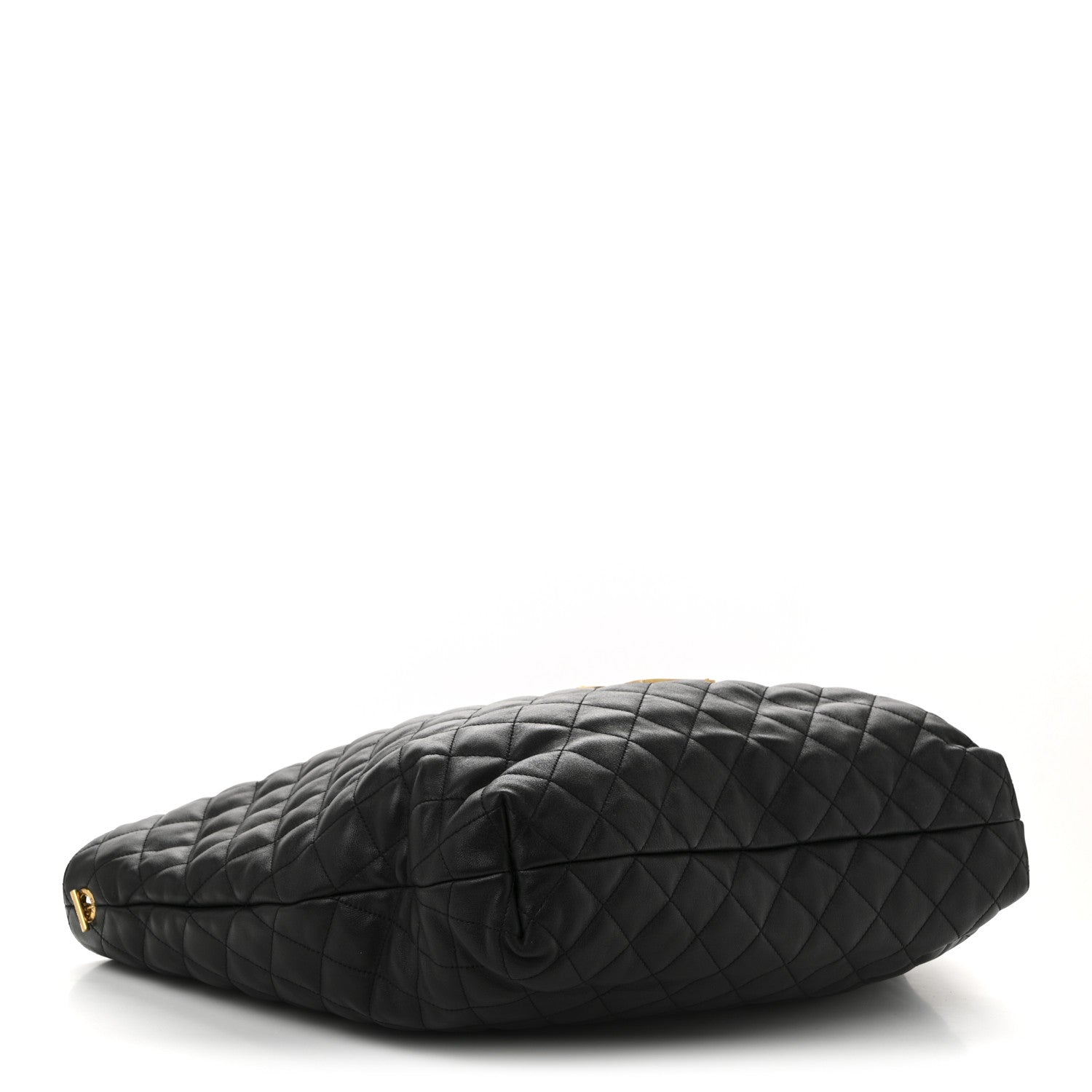 Saint Laurent Lambskin Quilted Maxi Icare Shopping Tote Black 6 of 12