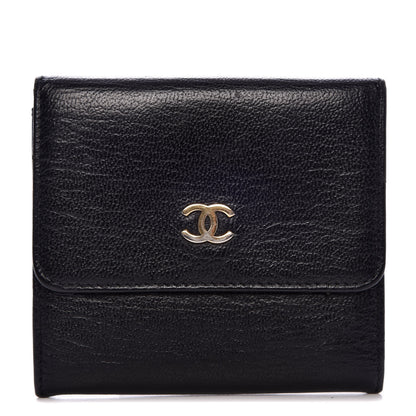 Chanel Goatskin Compact CC Flap Wallet Black 11 of 22