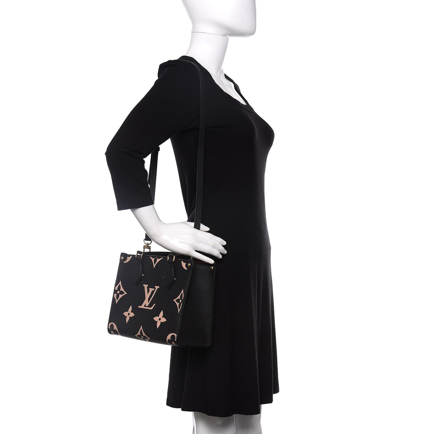 Empreinte Monogram Giant Onthego PM Black Beige