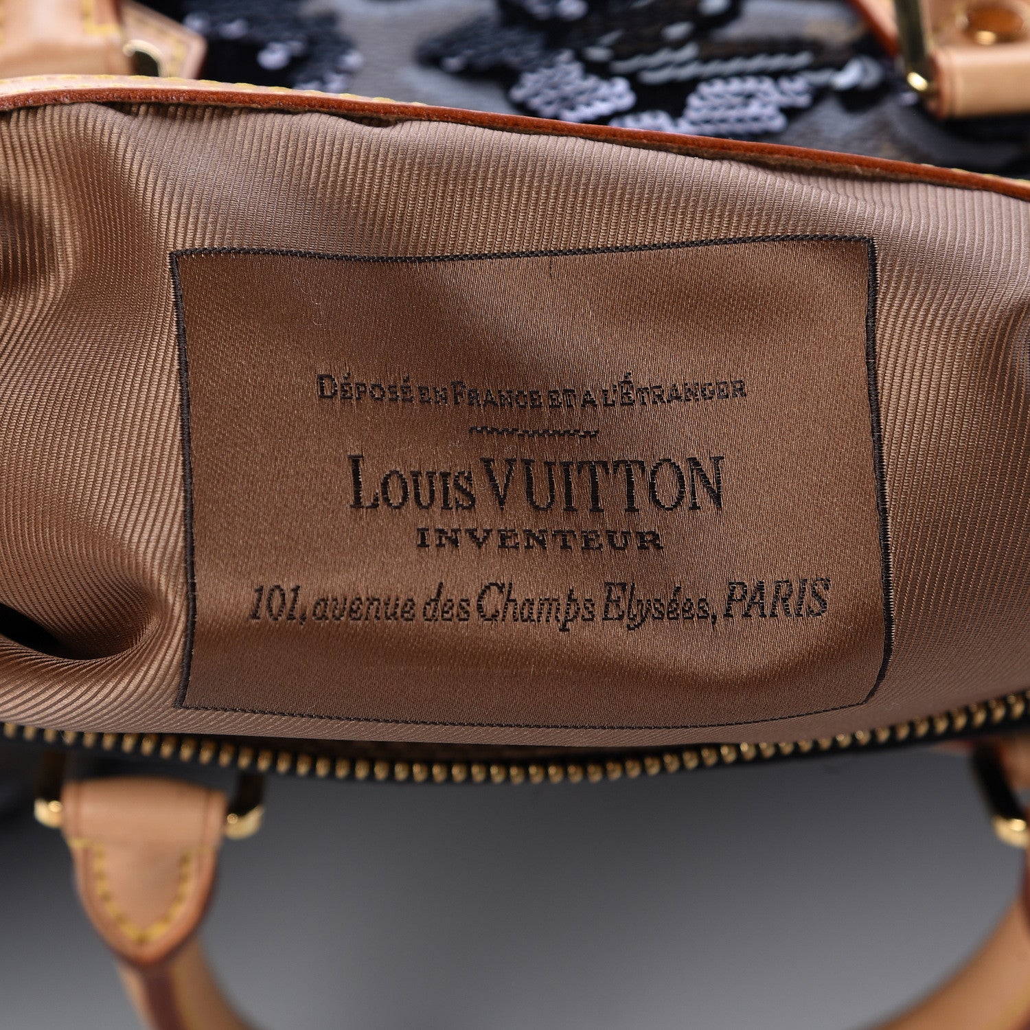 Louis Vuitton Monogram Fleur De Jais Sequins Speedy 30 6 of 11