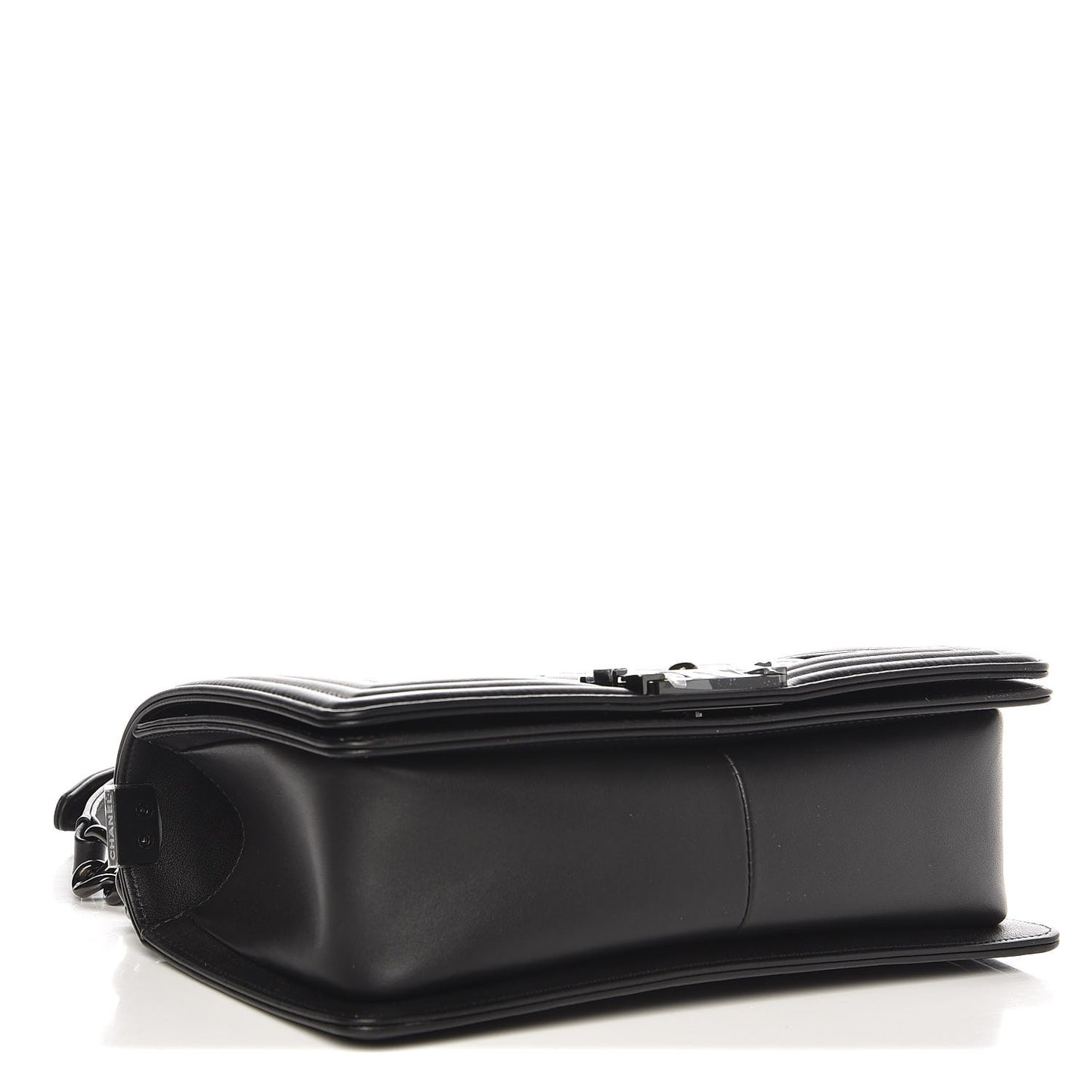 Calfskin Quilted Medium Boy Flap So Black
