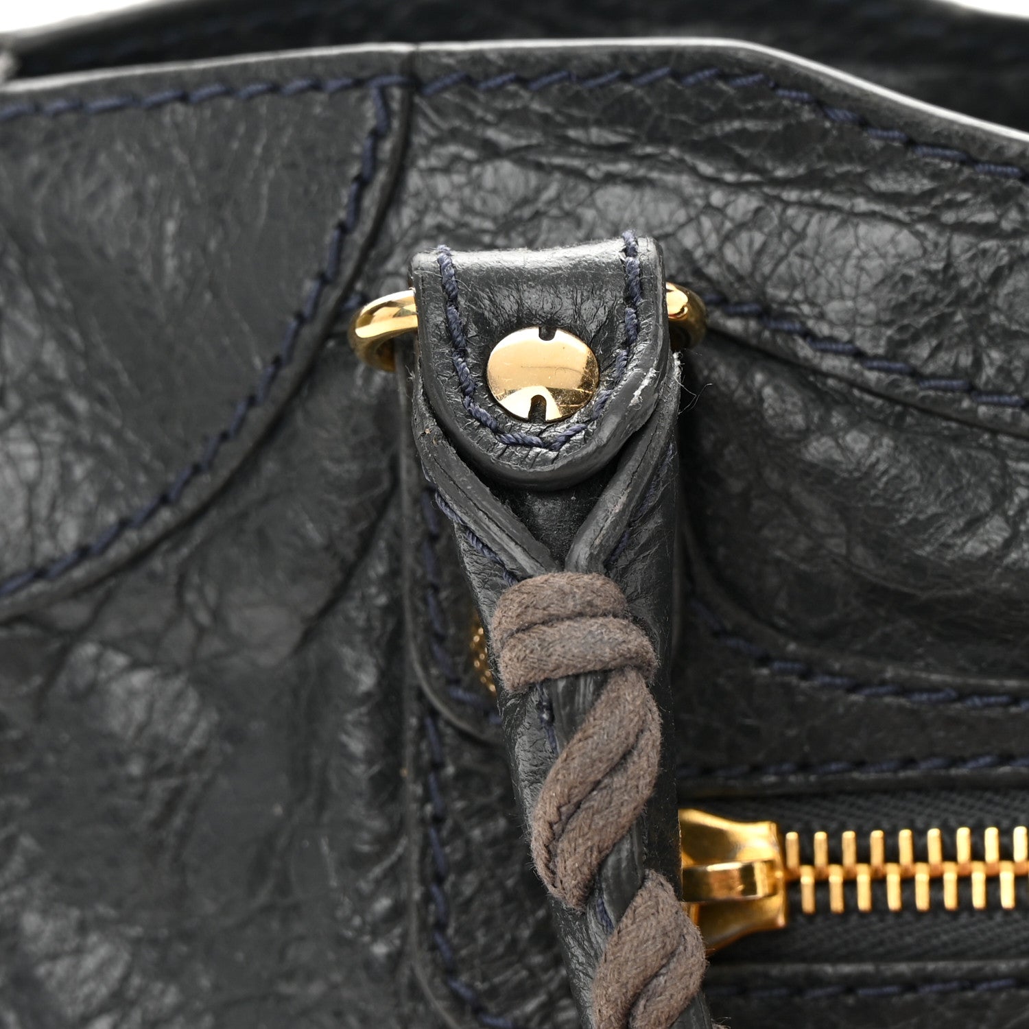 Balenciaga Agneau Giant 12 Gold Hardware Mini City Anthracite 17 of 21