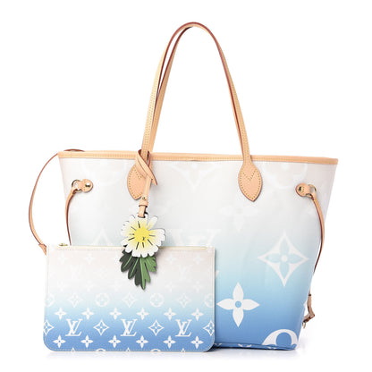 Louis Vuitton Monogram Giant By The Pool Neverfull MM Blue 1 of 10