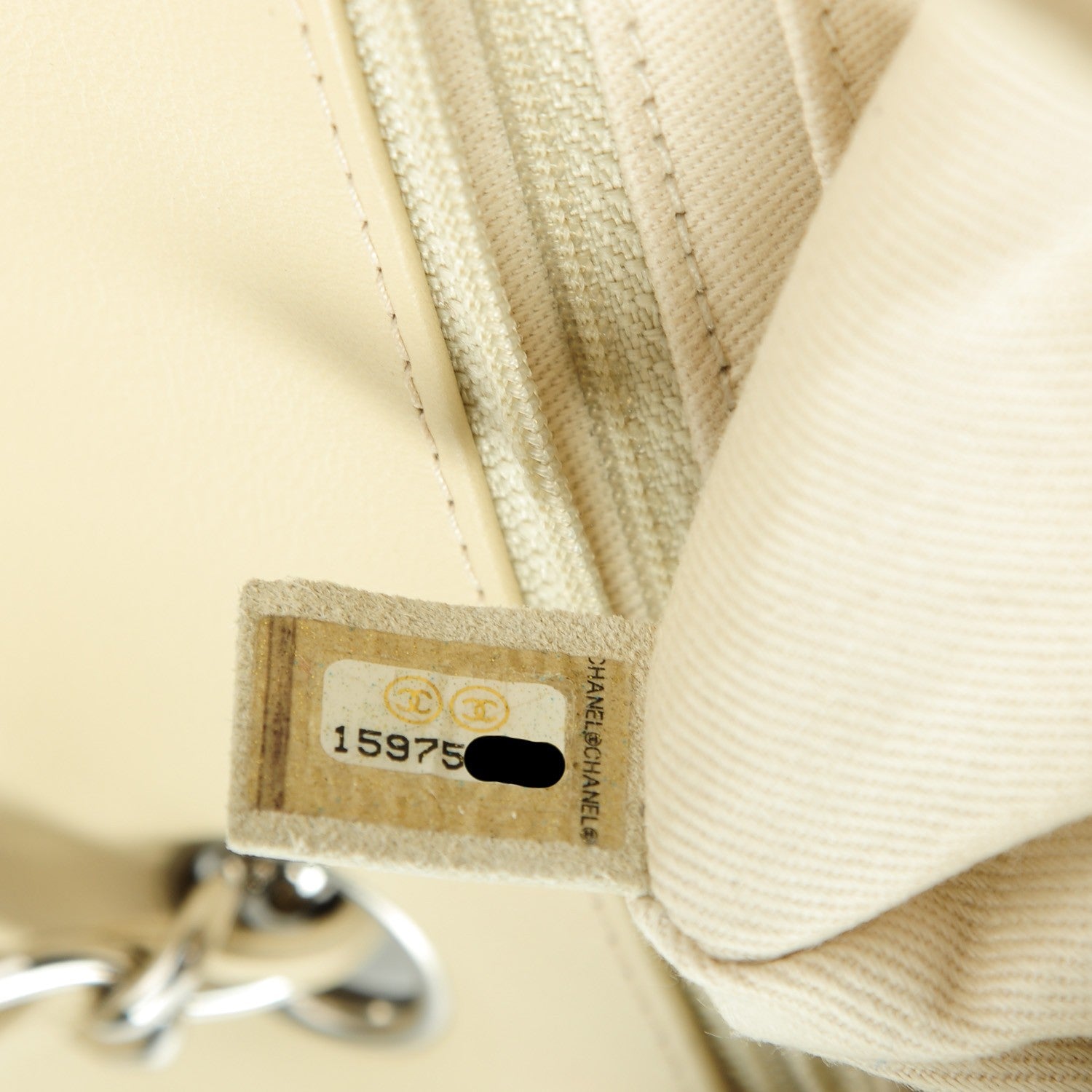 Chanel Calfskin Quilted In the Business Flap Bag Beige Clair 8 of 8
