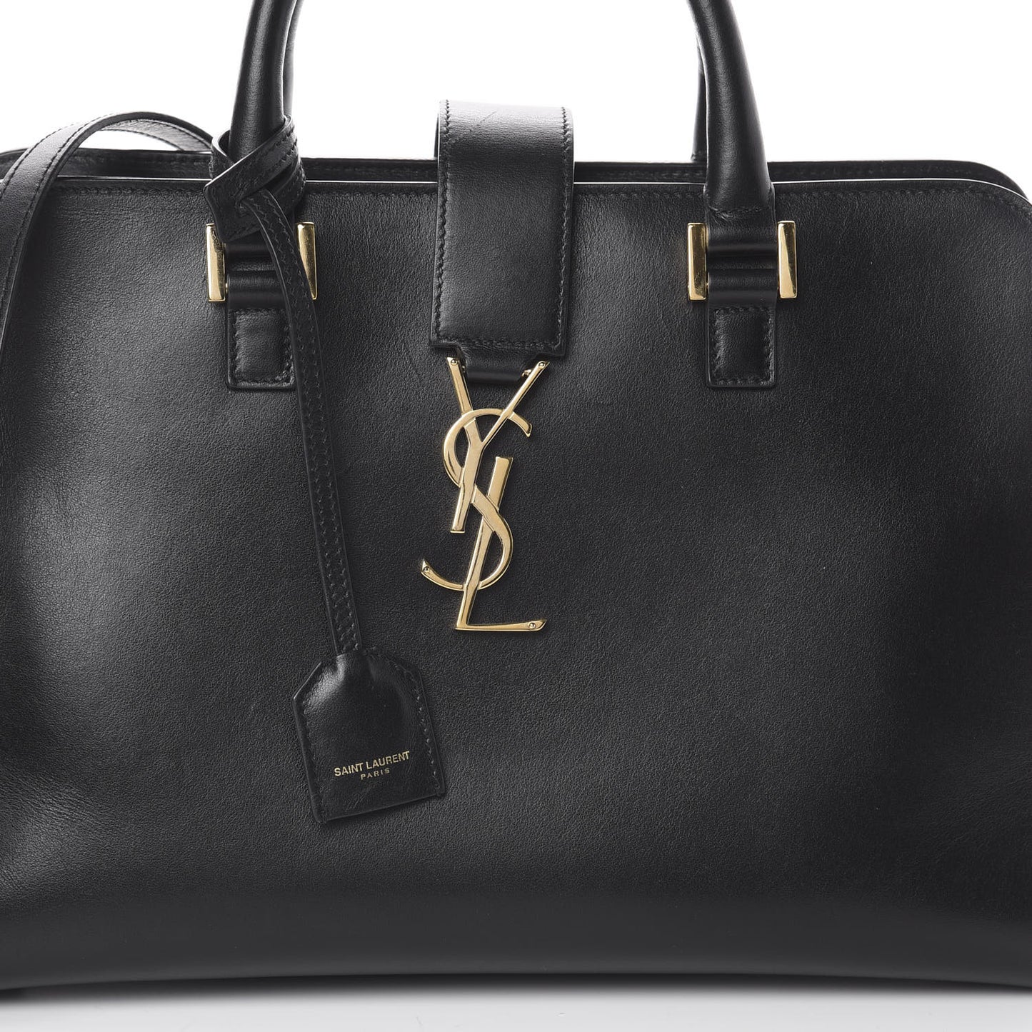 Smooth Calfskin Small Monogram Cabas Black