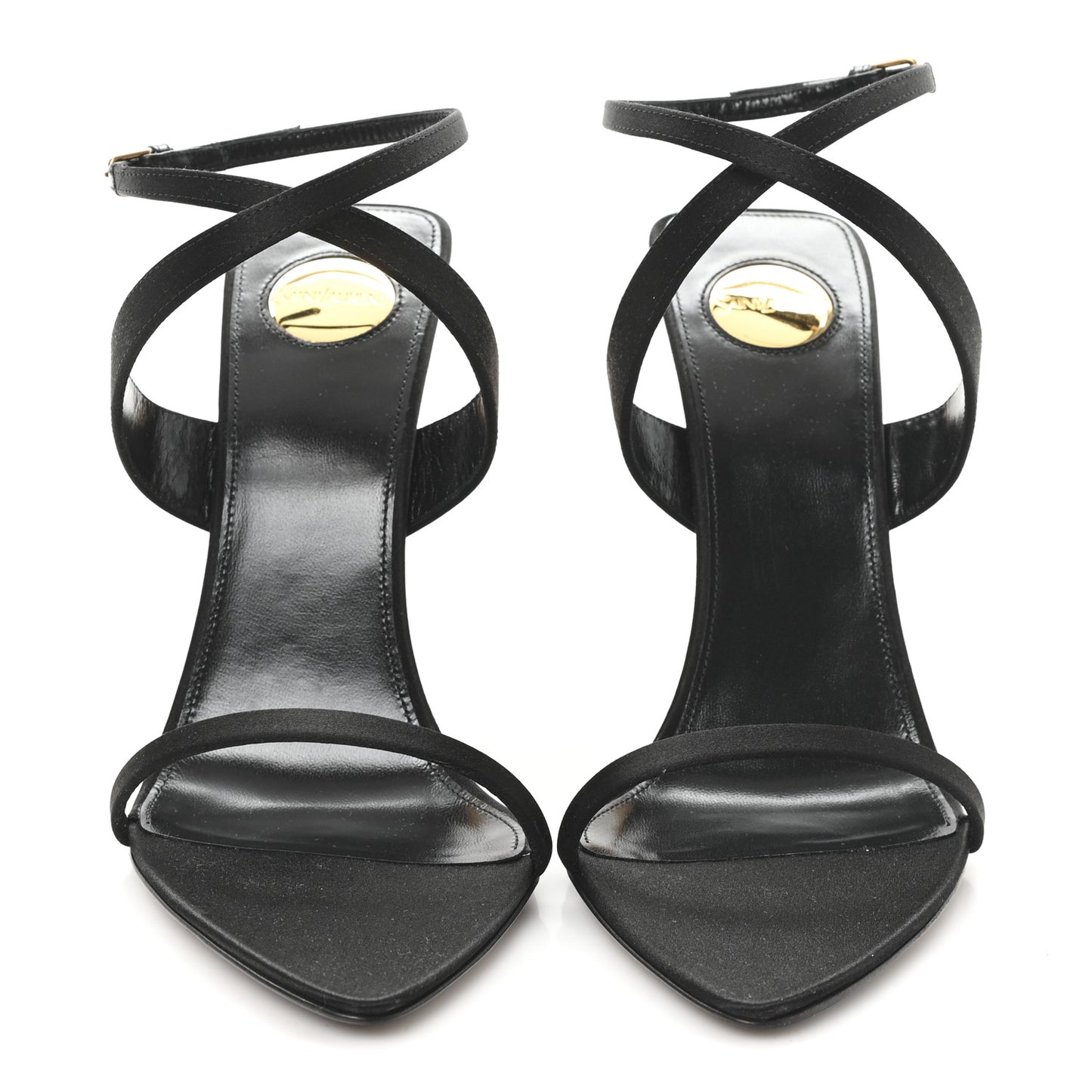 Raso Regale Salome 110 Wedge Sandals 39 Black