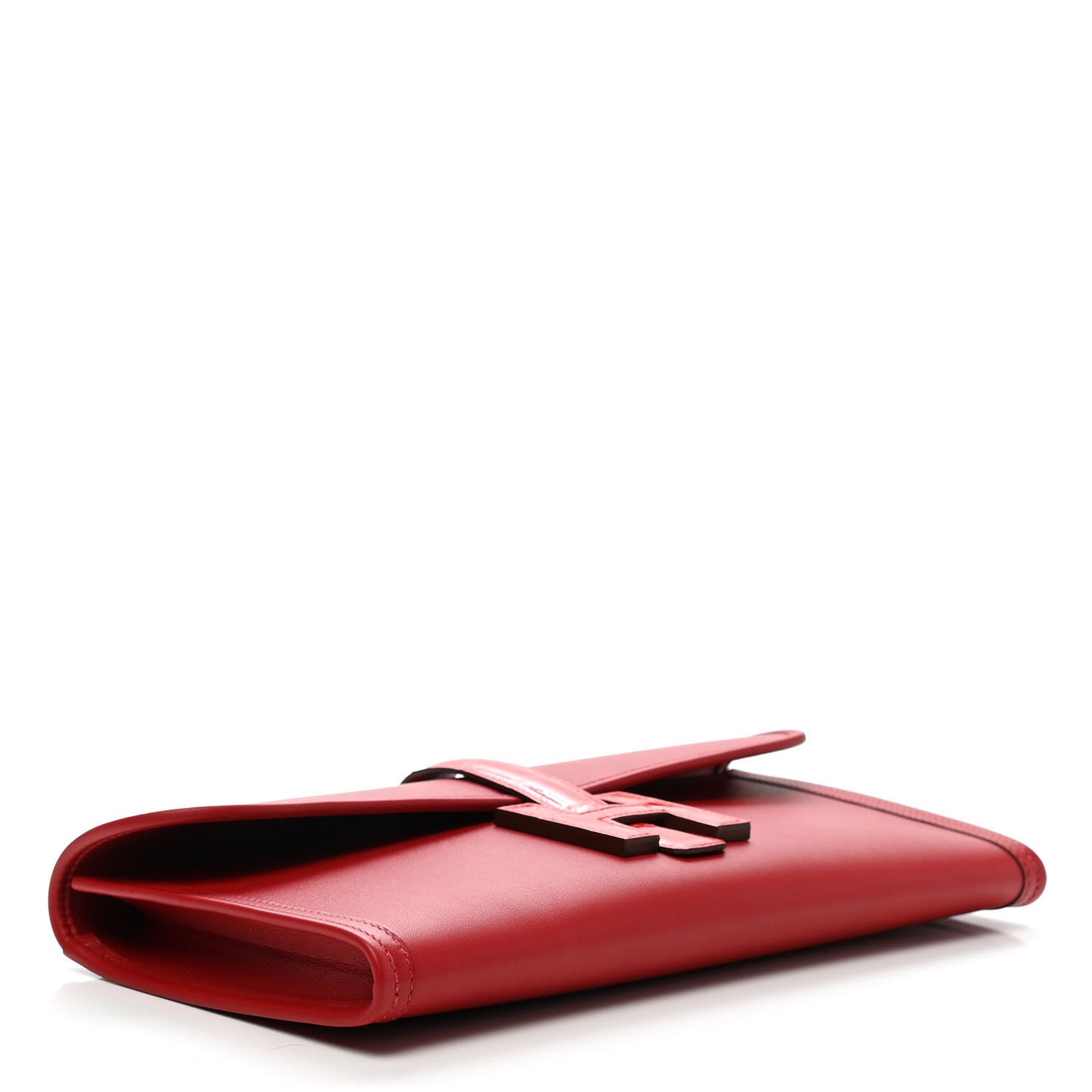 Swift Shiny Alligator Jige Elan Touch 29 Clutch Rouge De Coeur Rouge Piment