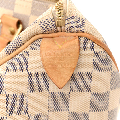 Louis Vuitton Damier Azur Speedy 30 6 of 11