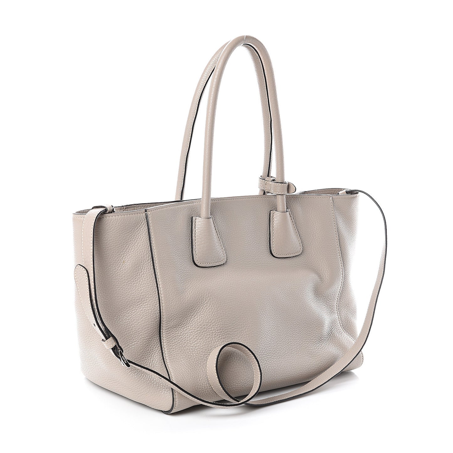 Vitello Phenix Shopping Tote Pomice